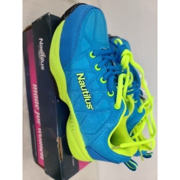 NIB Nautilus Safety Footwear - SZ 8W Blue/Green/Blue safety toe womans - Picture 3 of 12